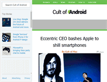 Tablet Screenshot of cultofandroid.com